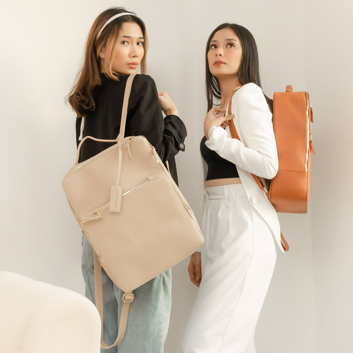 COOCO シュリンクレザー 横型ミニショルダーバッグ[品番